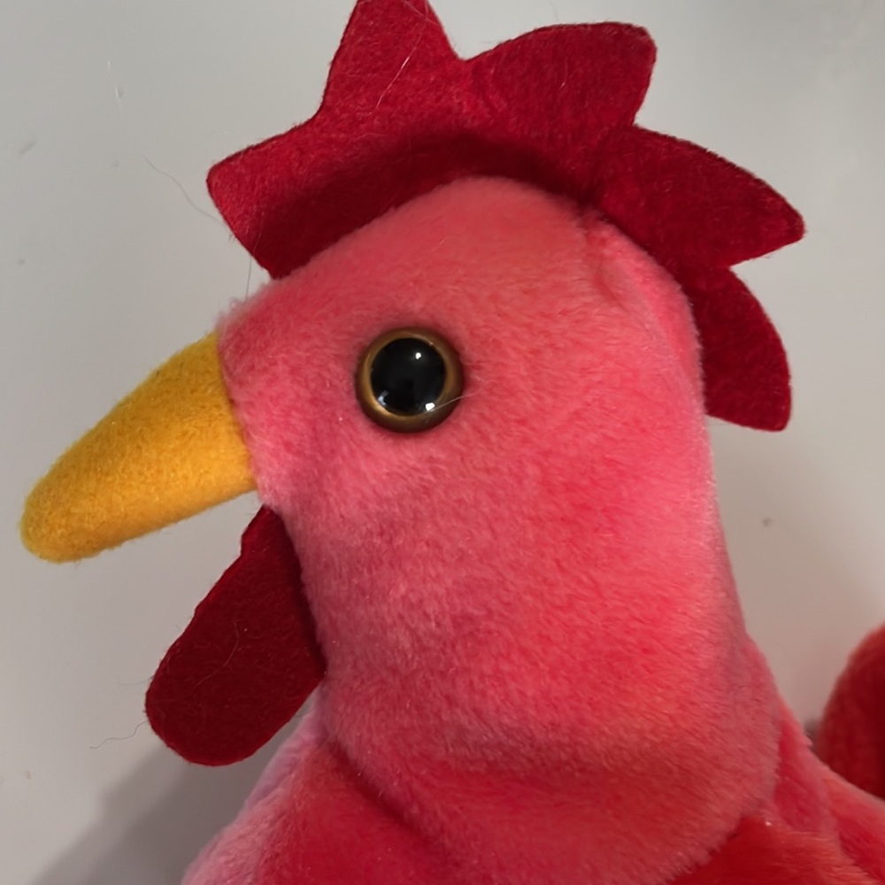 TY Beanie Baby * Strut the Rooster * Date of birth: March 8, 1996 - Picture 2 of 12
